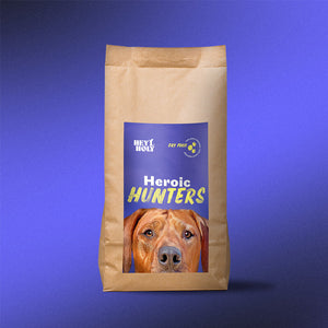 HEY HOLY Heroic Hunters Trockenfutter für große Jagdhunde
